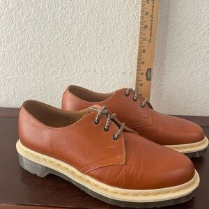 Dr Martens 1461 Analine Brown Leather Casual Shoes Unisex Men's 8 Women's 9 RARE